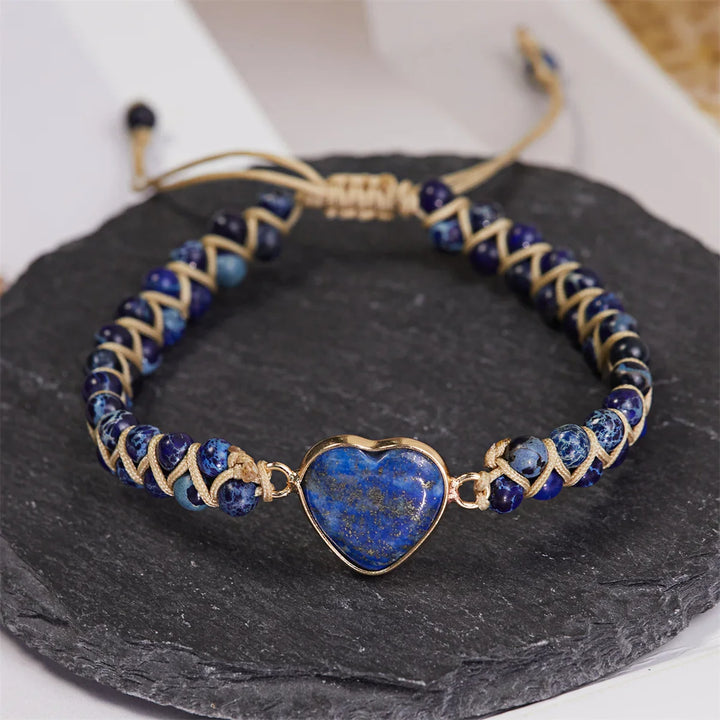 Ayla Heart Stone Bracelet
