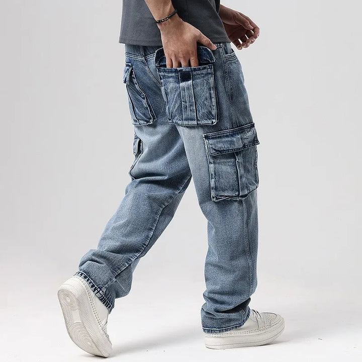 Ryder Washed Cargo Jeans