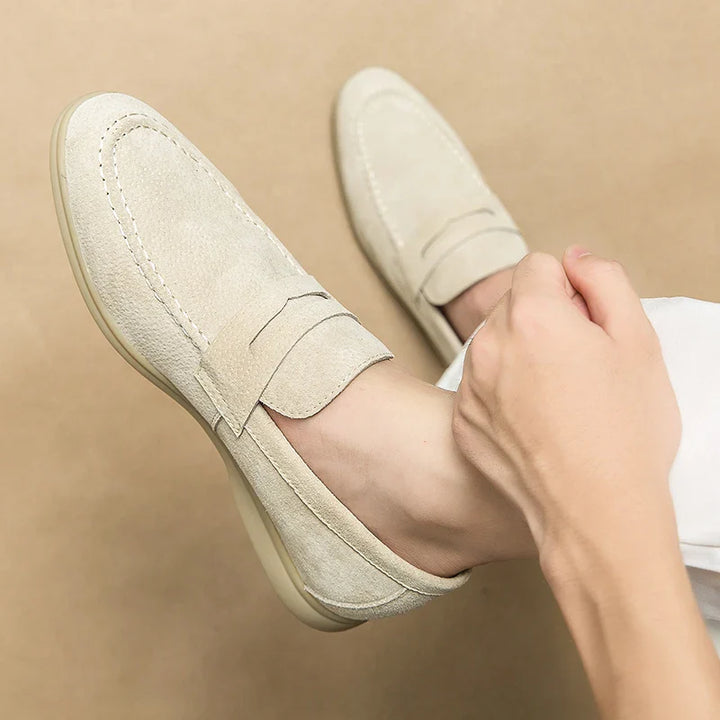 Levor Men's Suede Loafers