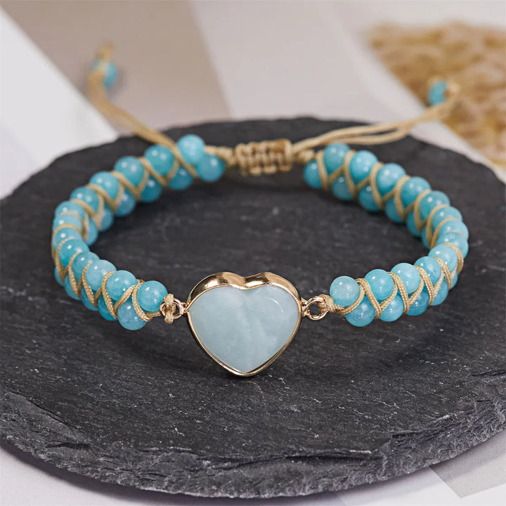 Ayla Heart Stone Bracelet