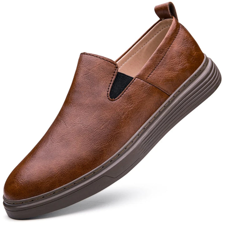 Duke Leather Slip-On Shoes