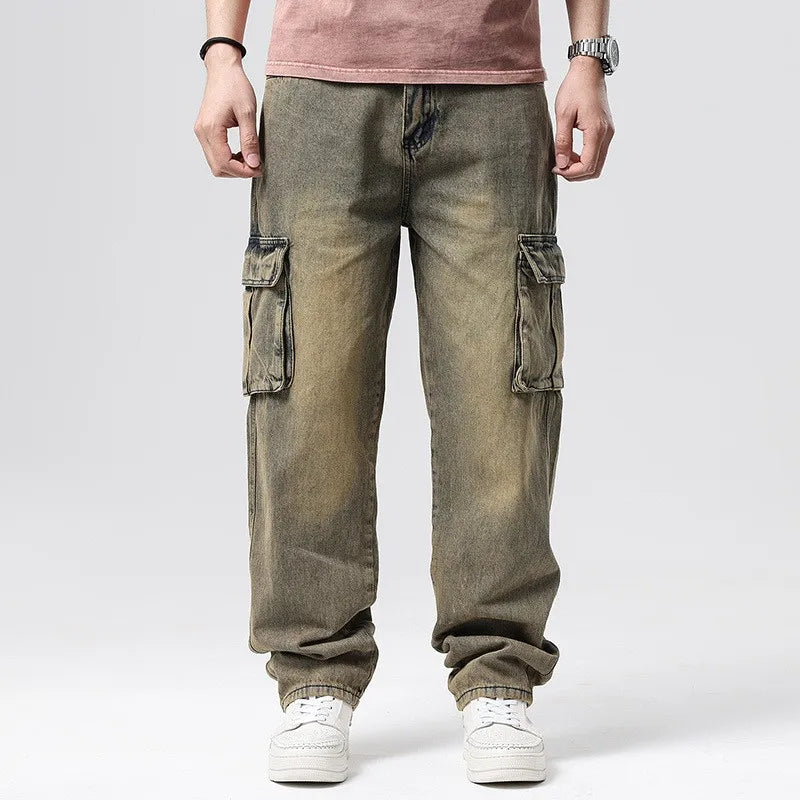 Ryder Washed Cargo Jeans