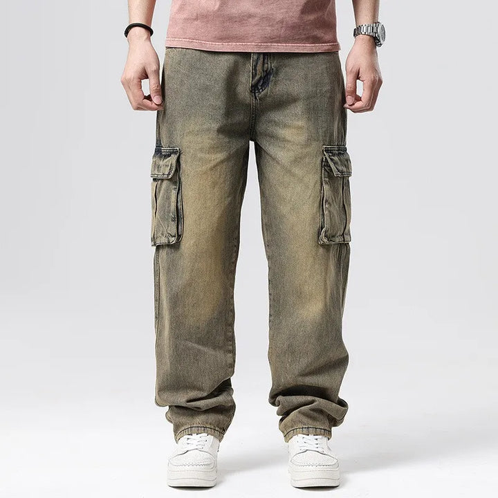 Ryder Washed Cargo Jeans
