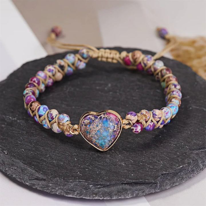 Ayla Heart Stone Bracelet