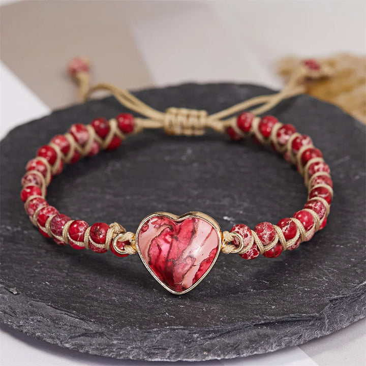 Ayla Heart Stone Bracelet