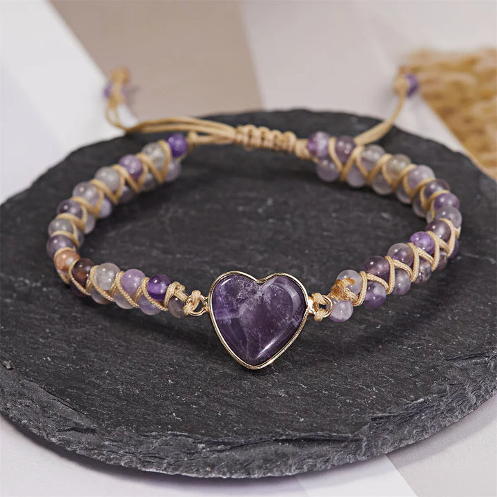 Ayla Heart Stone Bracelet