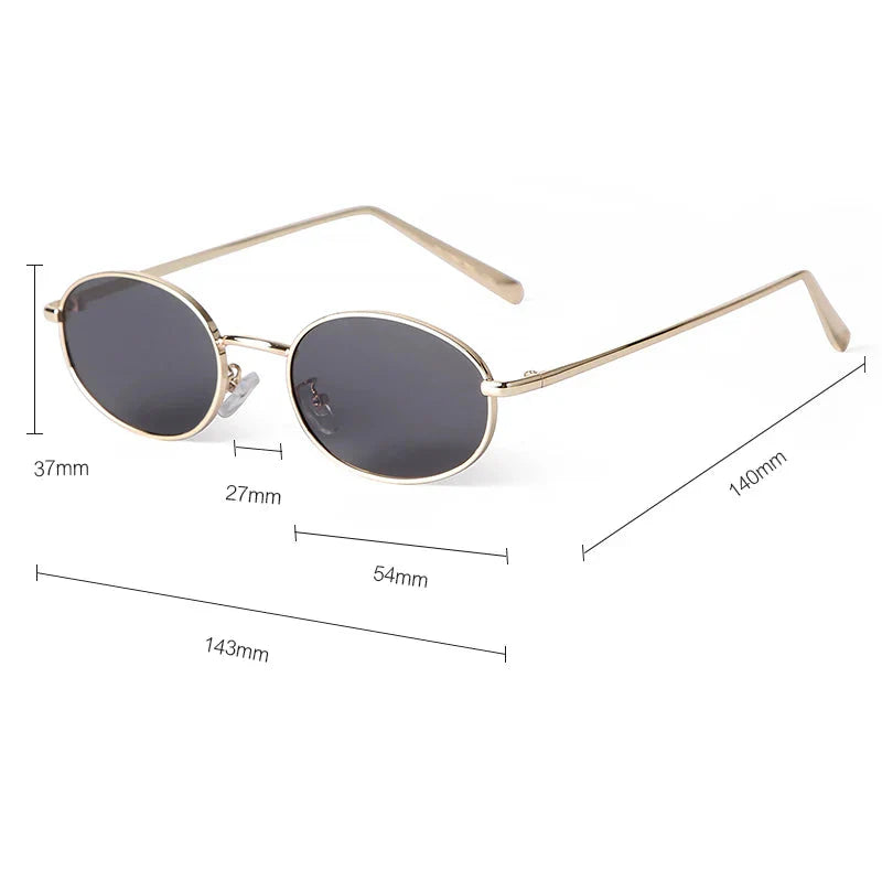 Orin Oval Frame Sunglasses