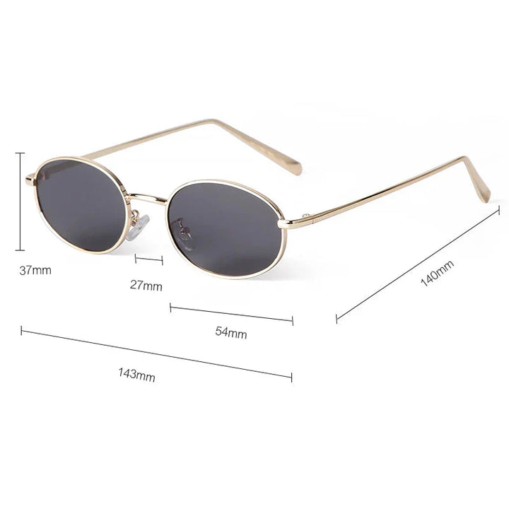 Orin Oval Frame Sunglasses