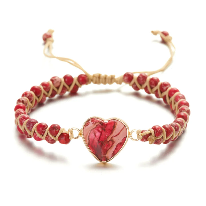 Ayla Heart Stone Bracelet