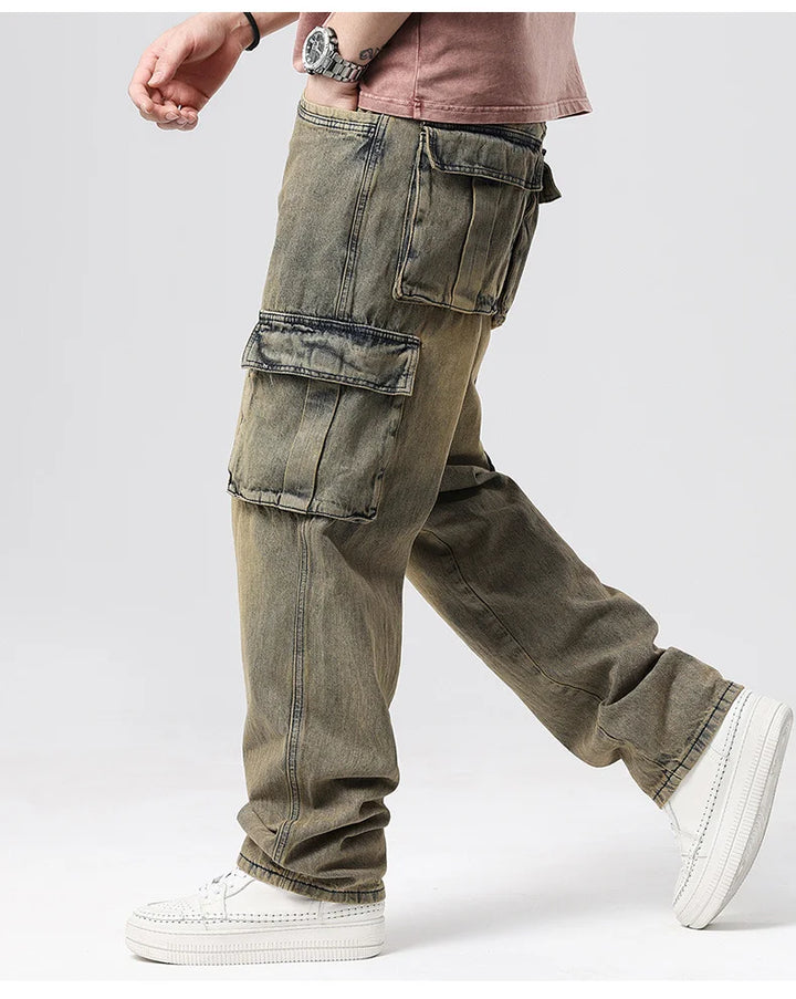 Ryder Washed Cargo Jeans