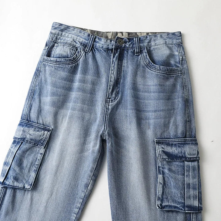 Ryder Washed Cargo Jeans