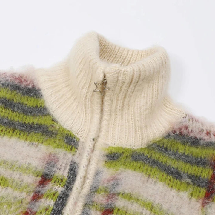 Veldura Vintage Zip Sweater
