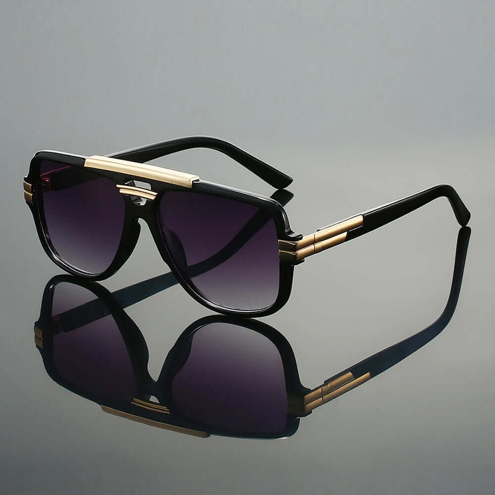 Stellar double bridge sunglasses with dark lenses and a lightweight frame, perfect for stylish sun protection.