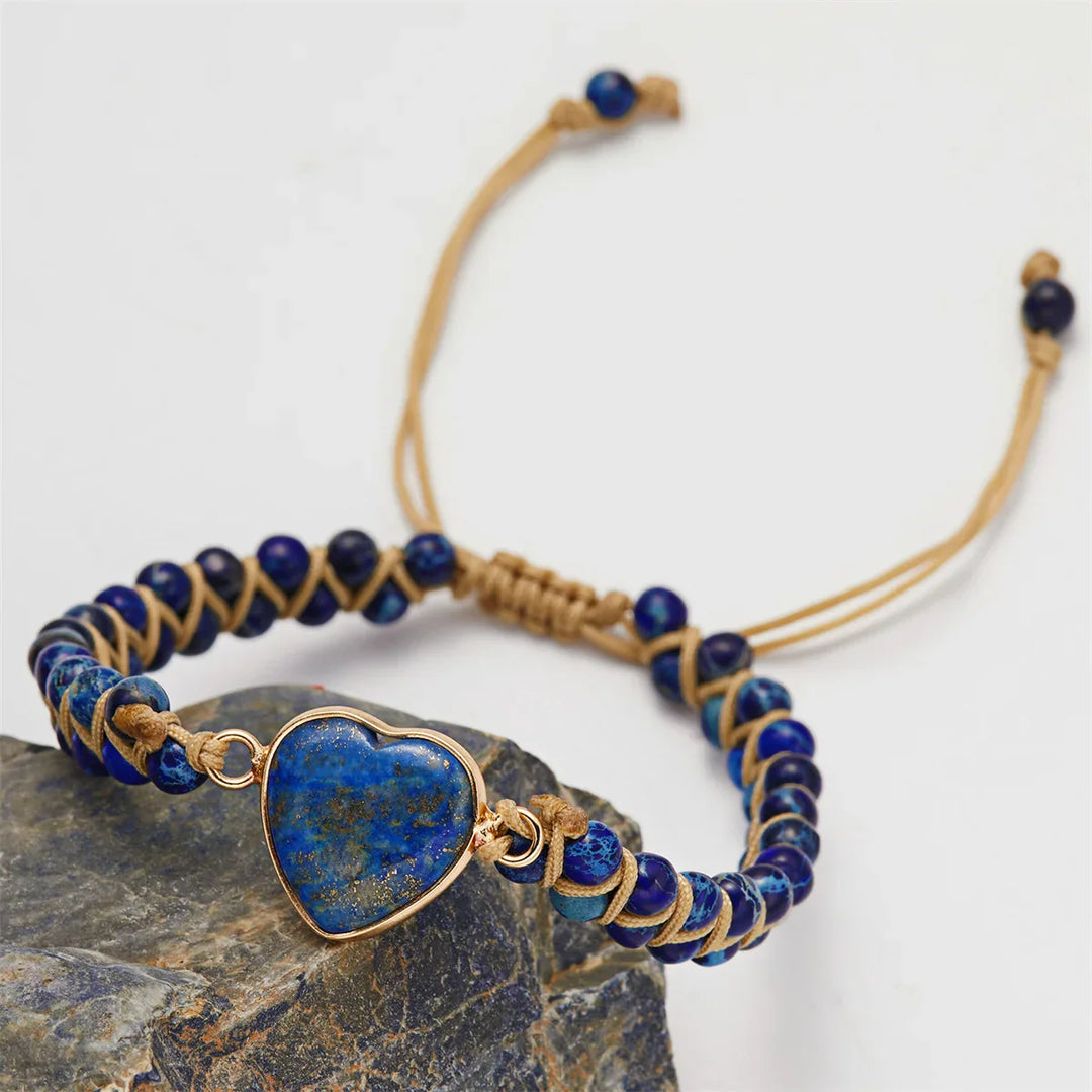 Ayla Heart Stone Bracelet
