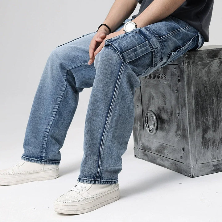 Ryder Washed Cargo Jeans
