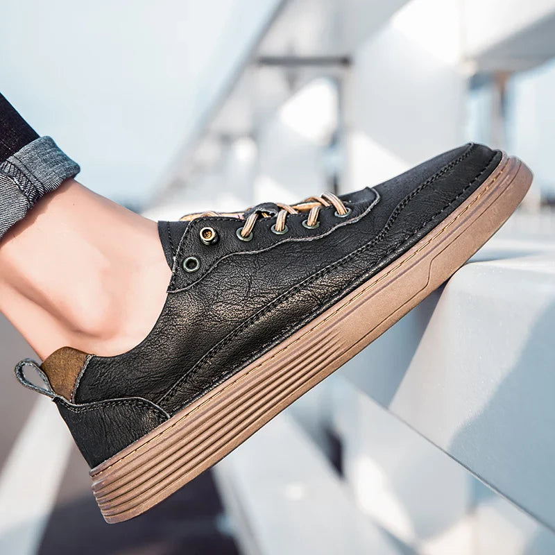 Alvo Genuine Leather Sneakers
