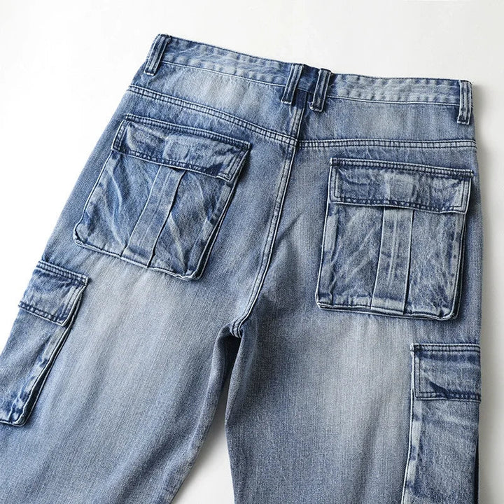 Ryder Washed Cargo Jeans