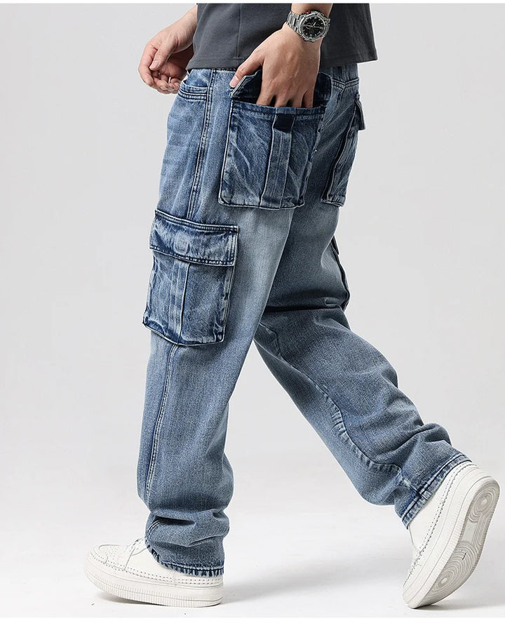 Ryder Washed Cargo Jeans