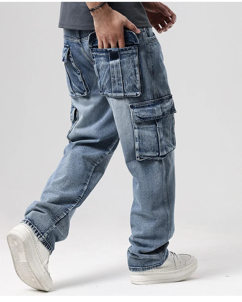 Ryder Washed Cargo Jeans