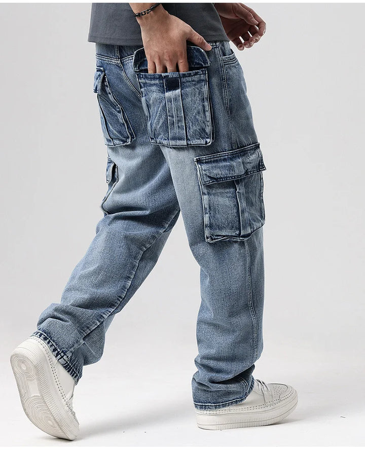 Ryder Washed Cargo Jeans