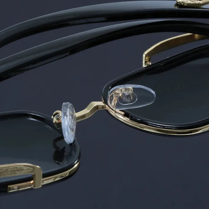 Elias Rectangle Frame Sunglasses