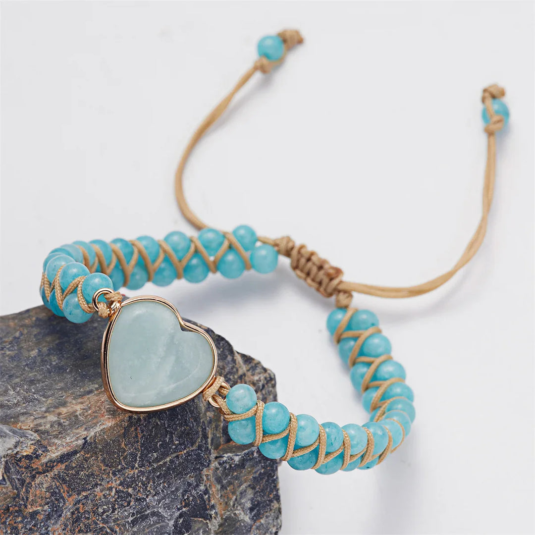 Ayla Heart Stone Bracelet