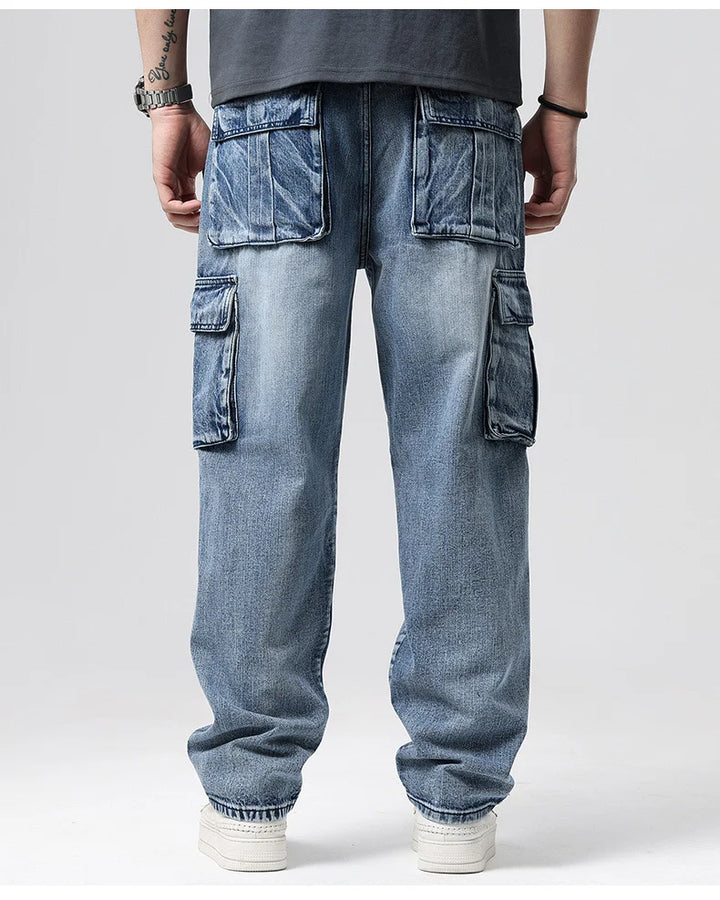 Ryder Washed Cargo Jeans