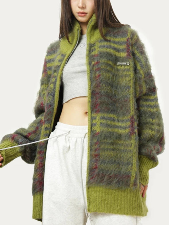 Veldura Vintage Zip Sweater