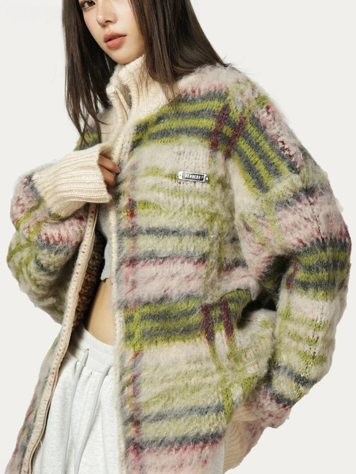 Veldura Vintage Zip Sweater