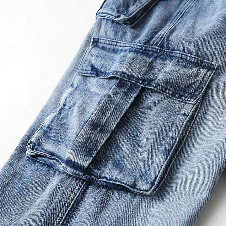 Ryder Washed Cargo Jeans