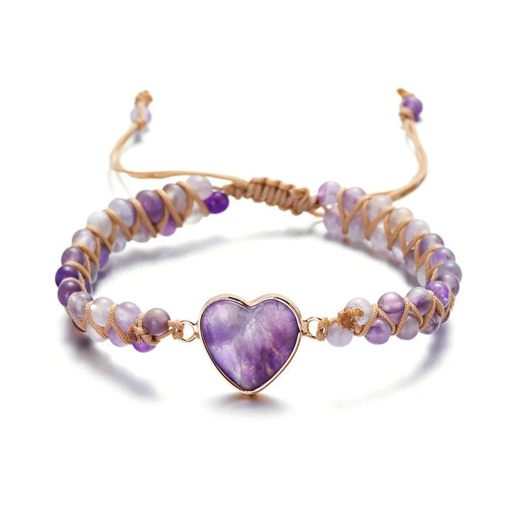 Ayla Heart Stone Bracelet