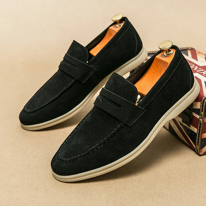 Levor Men's Suede Loafers