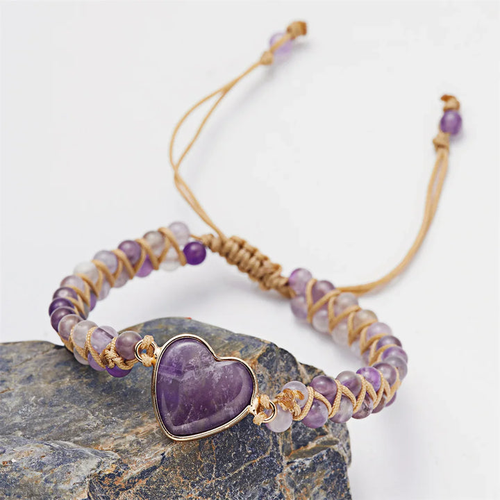 Ayla Heart Stone Bracelet