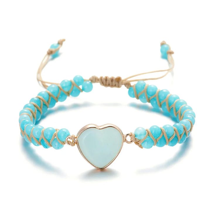 Ayla Heart Stone Bracelet