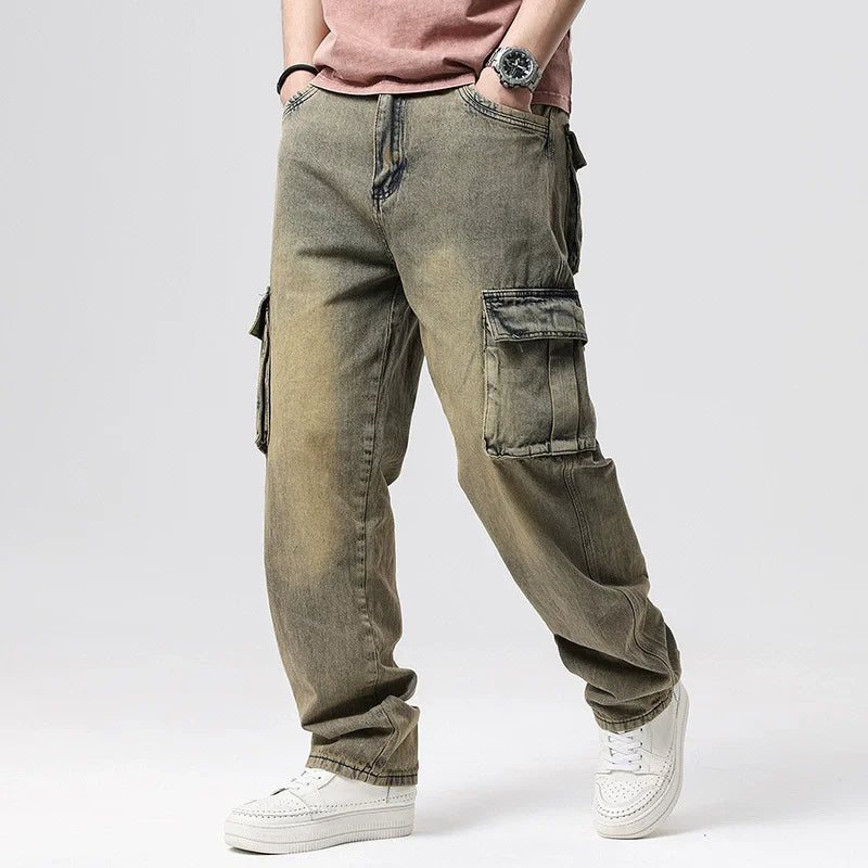 Ryder Washed Cargo Jeans