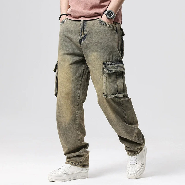 Ryder Washed Cargo Jeans