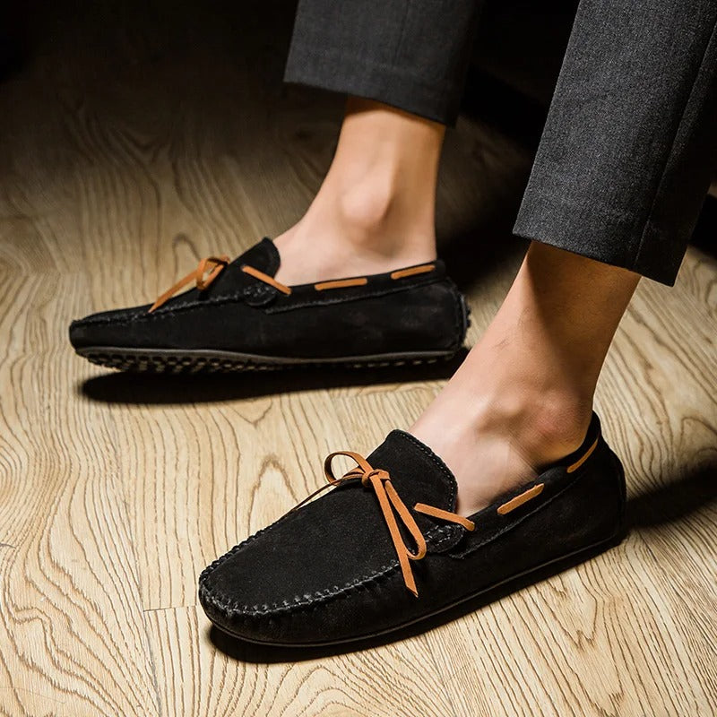 Monte Carlo Genuine Suede Loafers