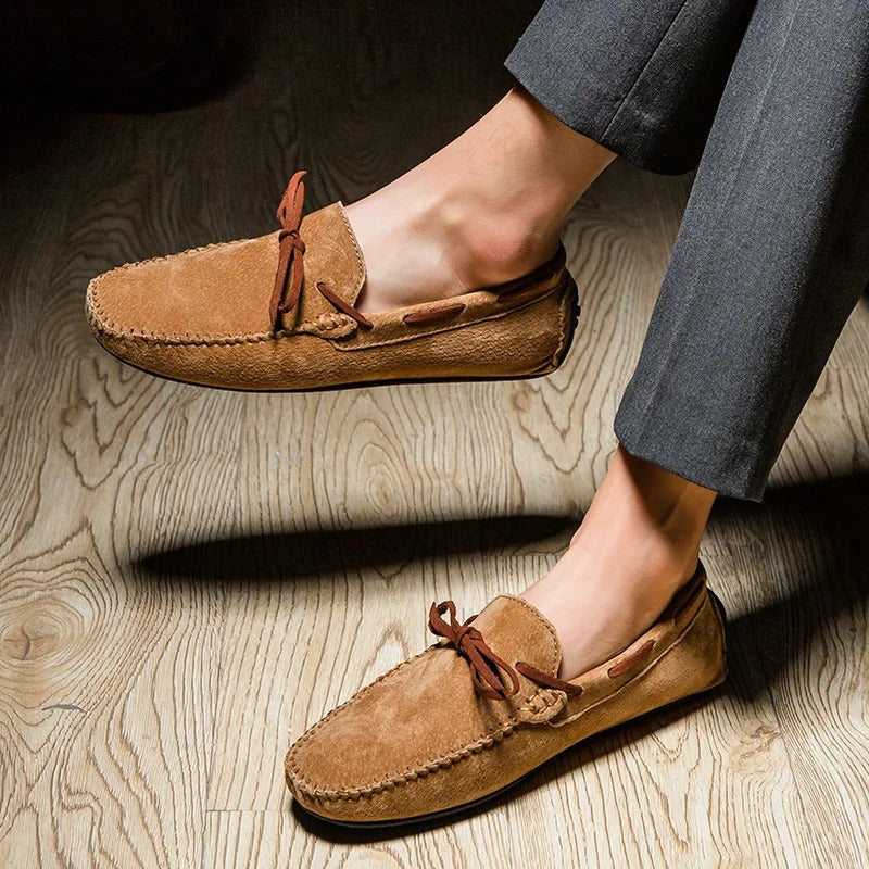 Monte Carlo Genuine Suede Loafers