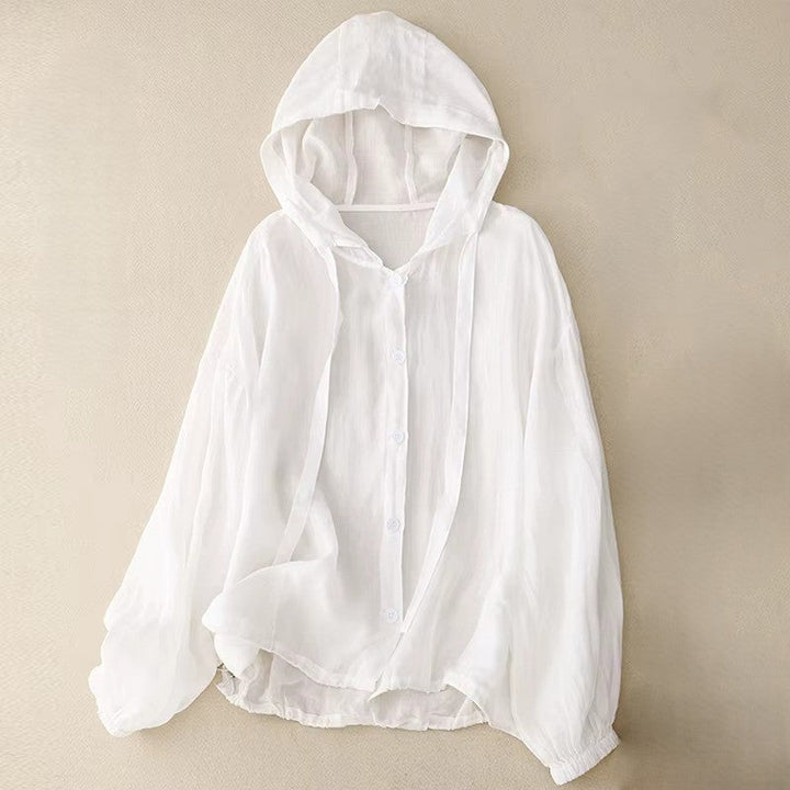 Calypso Coast Linen Hoodie