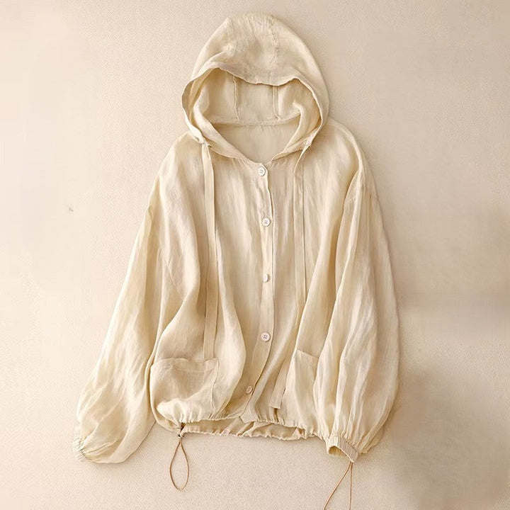 Calypso Coast Linen Hoodie