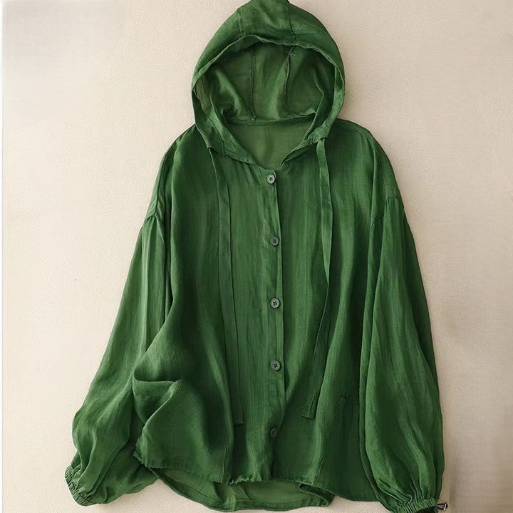 Calypso Coast Linen Hoodie